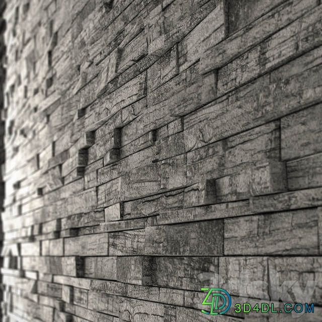 Stone Wall 3 5x10 5 m Other 3D Models