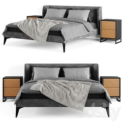 Bed Longcourt Partisan bed. 