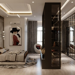 3D Interior Scenes File 3dsmax Model Bedroom 552 By Phuc La 