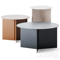 Round Coffee Tables Slit by Hay 