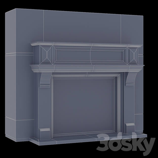 Outdoor fireplace