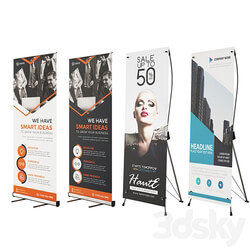 Miscellaneous Advertising Banner Stands 