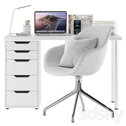 Office set 002 3D Models 