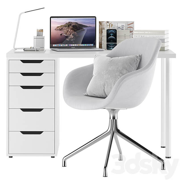 Office set 002 3D Models