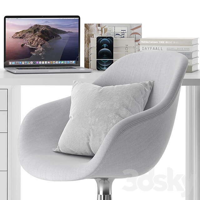 Office set 002 3D Models