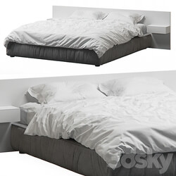 Bed Loft Bed With Wood Headboard 