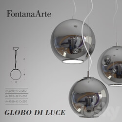 Globo di luce Pendant light 3D Models 