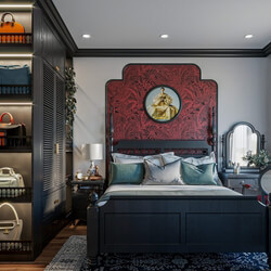  3D Indochine Apartment Interior By Nguyen Duc Anh 