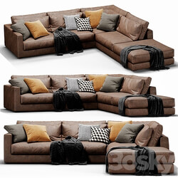 Linteloo Mauro Leather Sectional 
