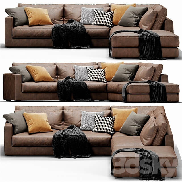 Linteloo Mauro Leather Sectional