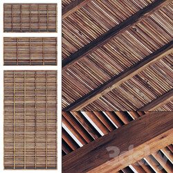 Ceiling thick branch straight n1 Ceiling of thick straight branches No. 1 