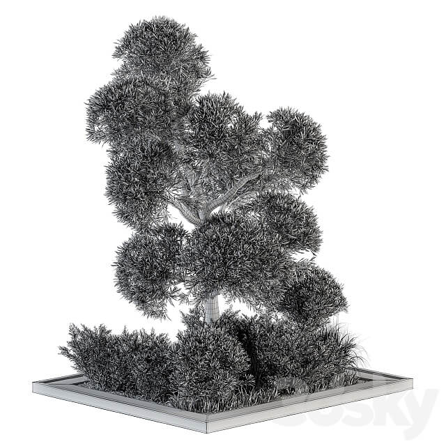 Garden set Tree and Bush Garden Set 16