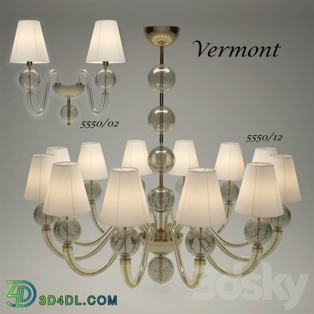 Barovier Toso Vermont Pendant light 3D Models