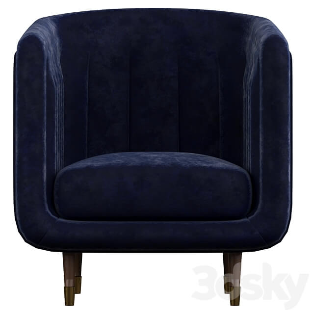 Gallery Serrano Twilight Velvet Armchair