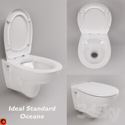 Suspended toilet bowl Ideal Standard Oceane 