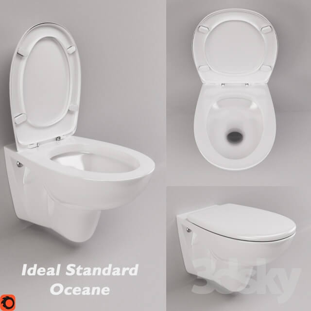 Suspended toilet bowl Ideal Standard Oceane