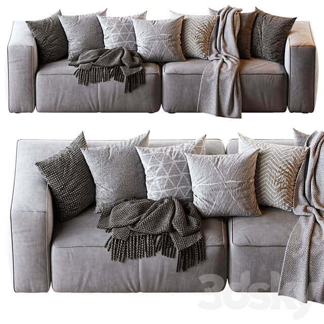 Мello Taos Brown Right Arm Corner Sectional