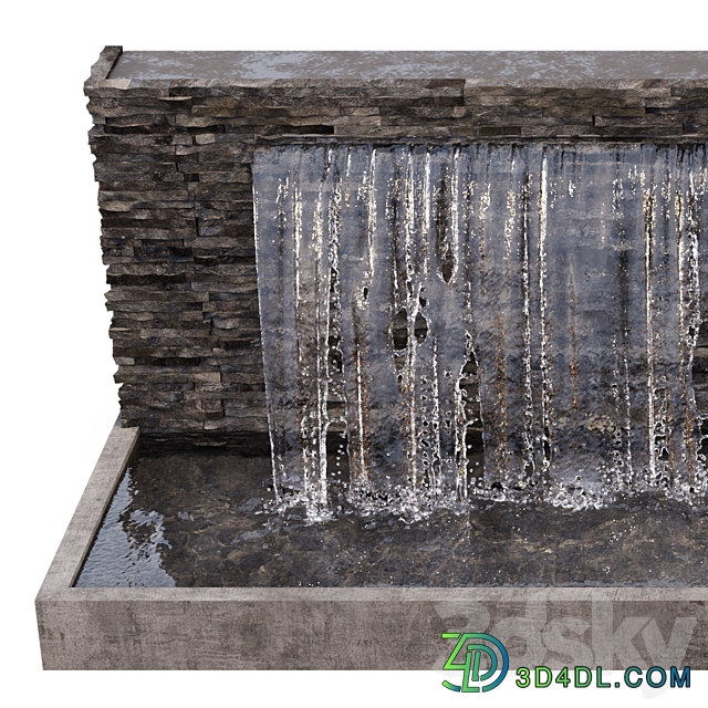 Other Waterfall fountains rock panel
