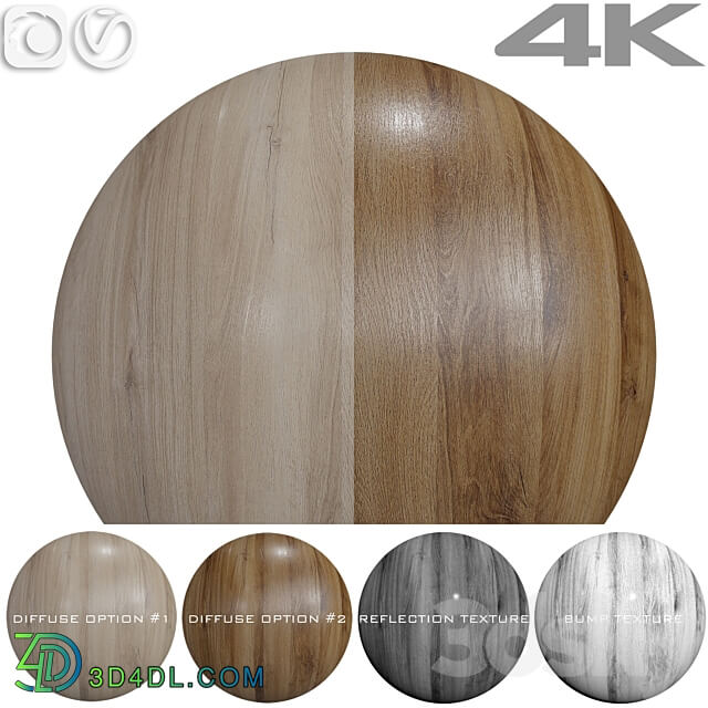 Seamless textures OAK 3D Models
