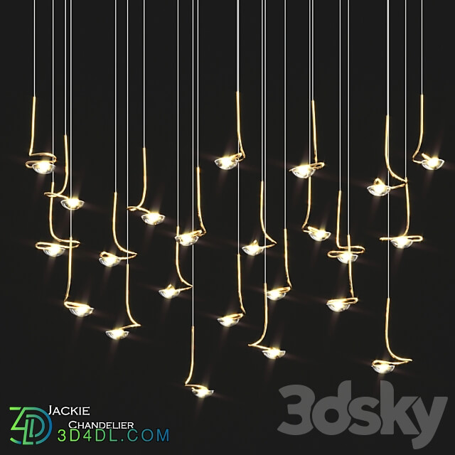 Pendant light Jackie Chandelier by Catellani Smith