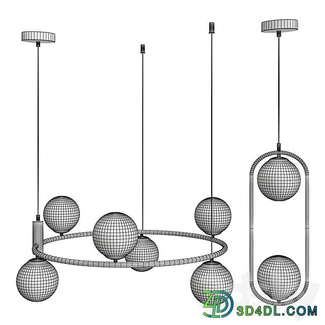 Pendant light Maytoni Ring set Chandeliers