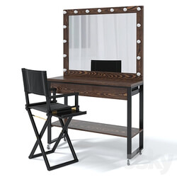 Johny Wood Makeup Artist Table 