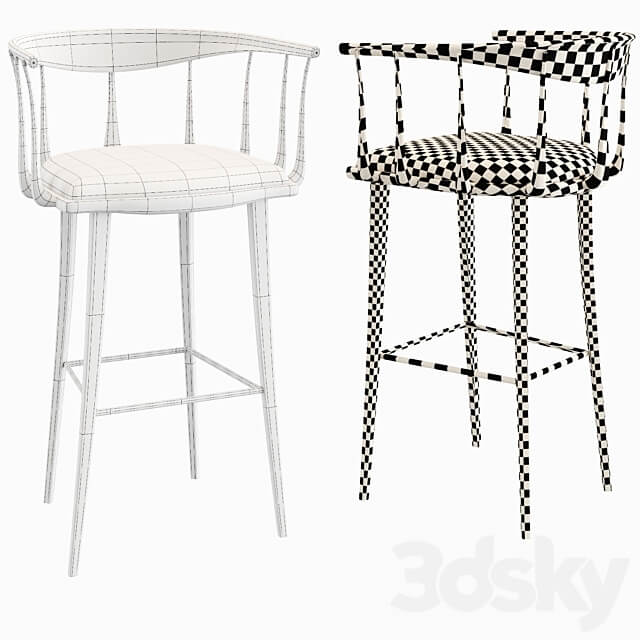 Boca Do Lobo No 11 Bar stool