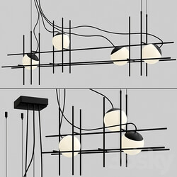 Pendant light Vetreria Vistosi PLOT FRAME SP 
