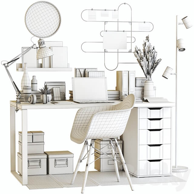 Workplace 110 3D Models