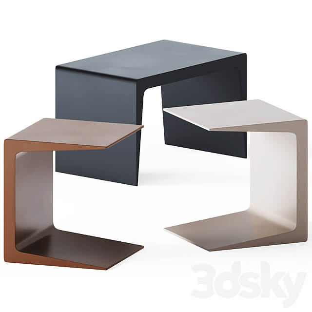 Coffee Table Cu by Kristalia 3D Models