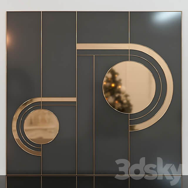 Decorative wall panel set 1