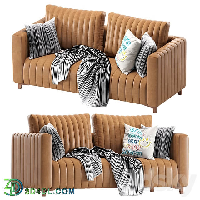 Sofa Belissa Leather Диван Белисса divan.ru 3D Models