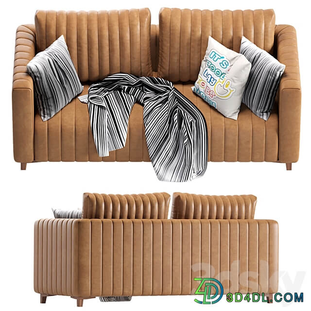 Sofa Belissa Leather Диван Белисса divan.ru 3D Models