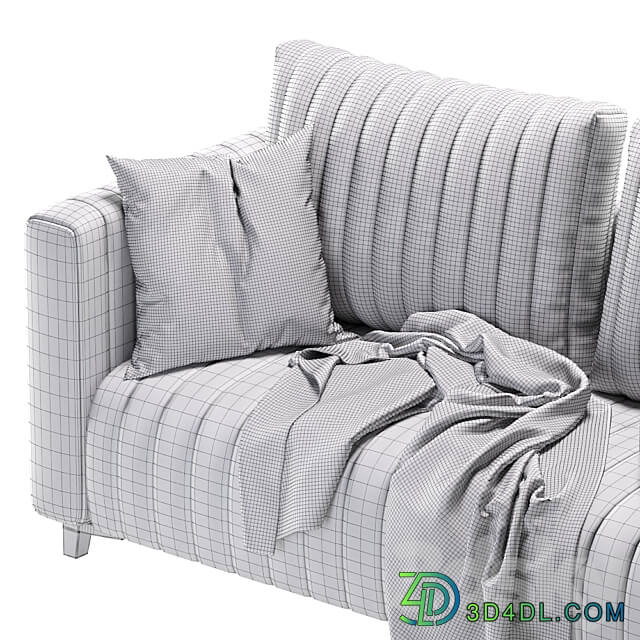Sofa Belissa Leather Диван Белисса divan.ru 3D Models