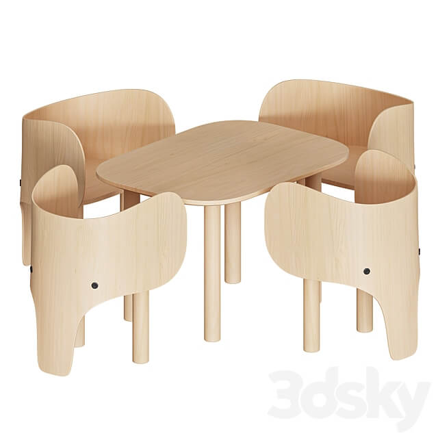 Table Chair Elephant Chair Table by EO