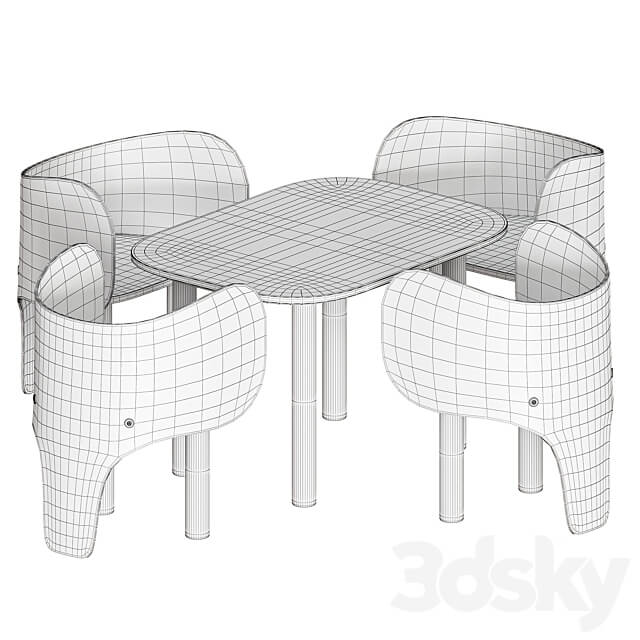 Table Chair Elephant Chair Table by EO