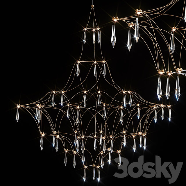 Delight Collection Lucciola d80cm Pendant light 3D Models