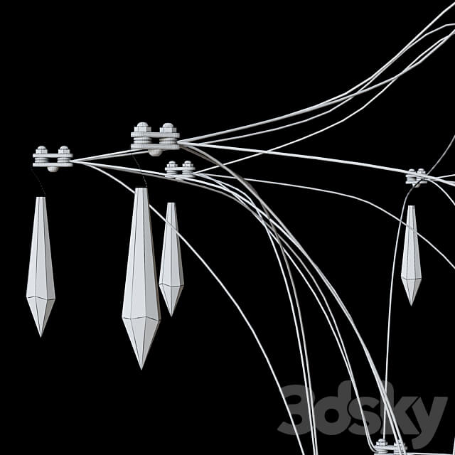 Delight Collection Lucciola d80cm Pendant light 3D Models