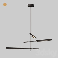 Lightology ASTRID MULTI LIGHT PENDANT By Alora Pendant light 3D Models 
