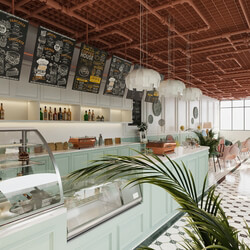 3D Model Interior Coffee 88 Scenes File 3dsmax By Huy Dam 