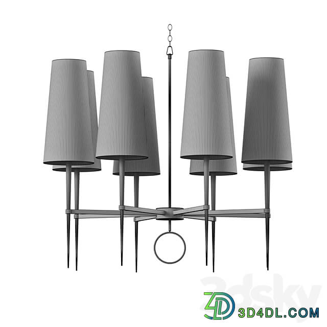 Designer chandeliers and lighting fixtures Simple Eight Pendant light 3D Models