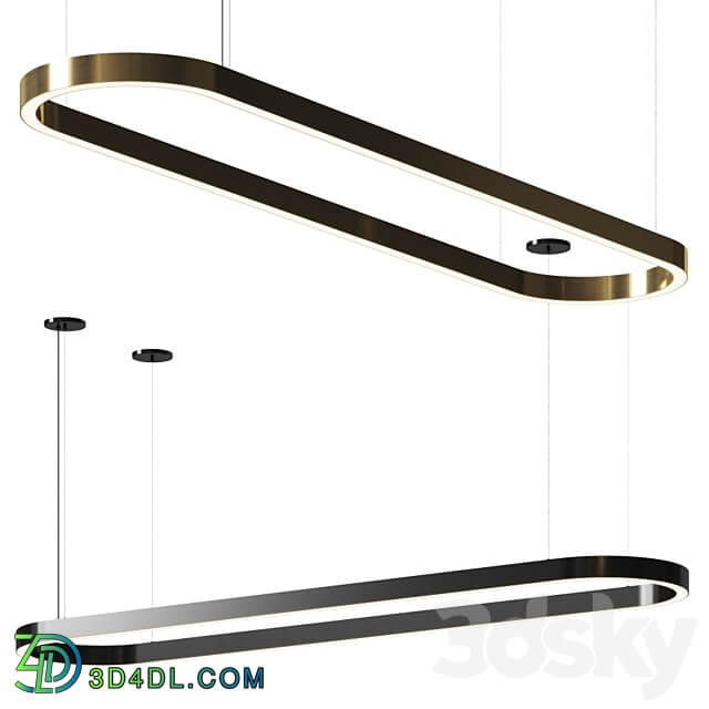 Pendant light Euroluce Lampadari PROFILE OVAL
