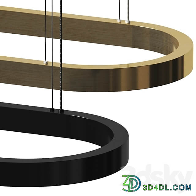 Pendant light Euroluce Lampadari PROFILE OVAL