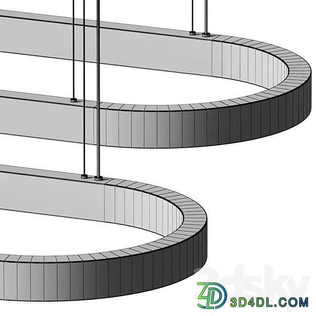 Pendant light Euroluce Lampadari PROFILE OVAL