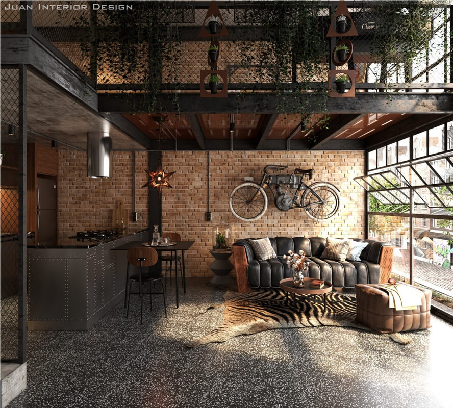 3D Lofthouse Interior by Thien Nguyen