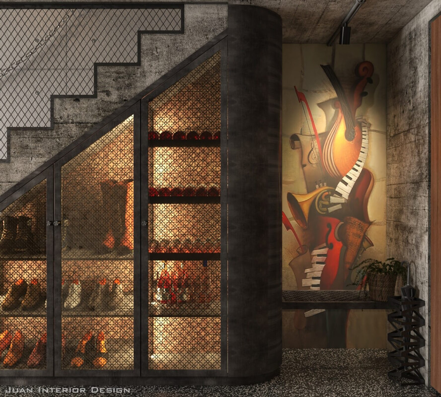  3D Lofthouse Interior by Thien Nguyen