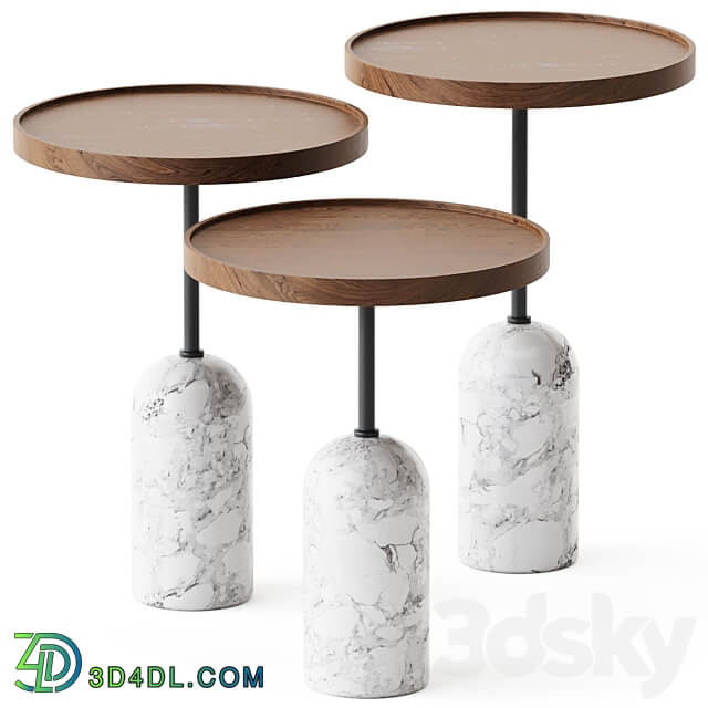 Round Side Tables Ekero by Porada 3D Models