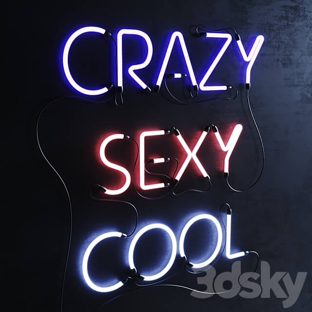 Other decorative objects Neon Set 019 Neon Sign