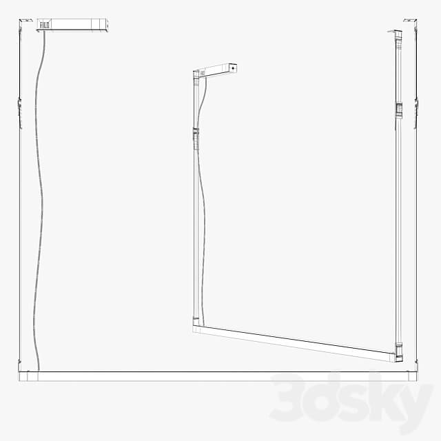 Pendant light Fild BLT 1