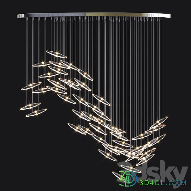 Pendant light Moonlight chandelier by orche